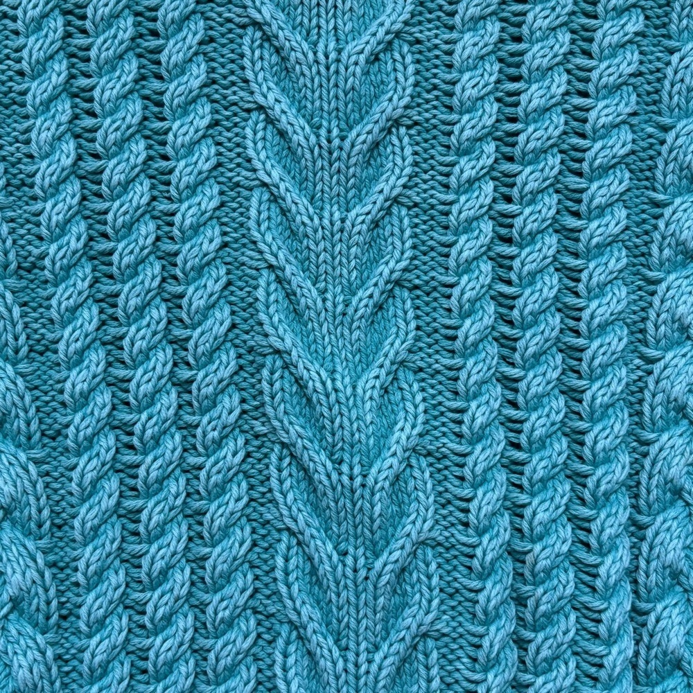 Vineyard Vines Cable Knit Sweater Womens Size Large Green Heavy Thick Winter - Picture 4 of 6